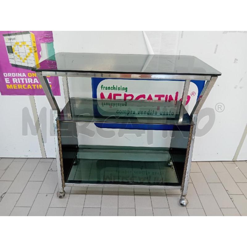 TAVOLINO 3 RIPIANI FUME VTR | Mercatino dell'Usato Alpignano 1
