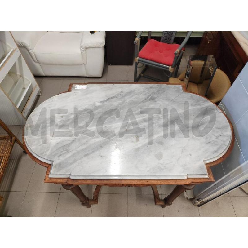 TAVOLINO CON MARMO | Mercatino dell'Usato Alpignano 3
