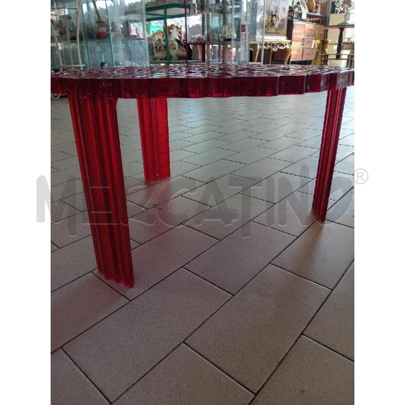 TAVOLINO KARTELL ROSSO  | Mercatino dell'Usato Alpignano 3