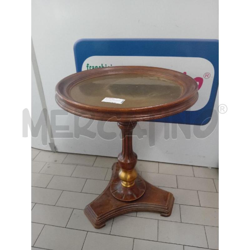 TAVOLINO TONDO RIPIANO METALLO  | Mercatino dell'Usato Alpignano 5