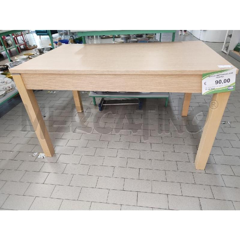 TAVOLO RETTANGOLARE CHIARO | Mercatino dell'Usato Alpignano 1