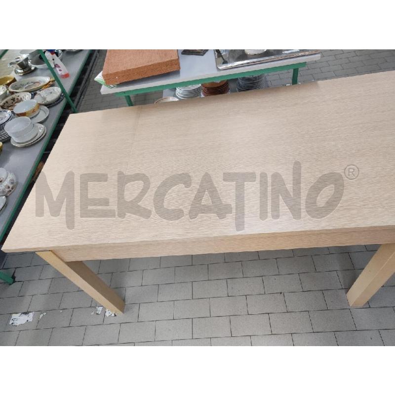 TAVOLO RETTANGOLARE CHIARO | Mercatino dell'Usato Alpignano 5