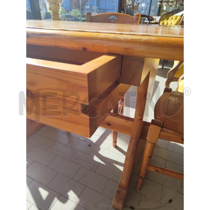 TAVOLO RETTANGOLARE RUSTICO  | Mercatino dell'Usato Alpignano 2