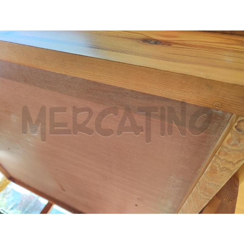 TAVOLO RETTANGOLARE RUSTICO  | Mercatino dell'Usato Alpignano 5
