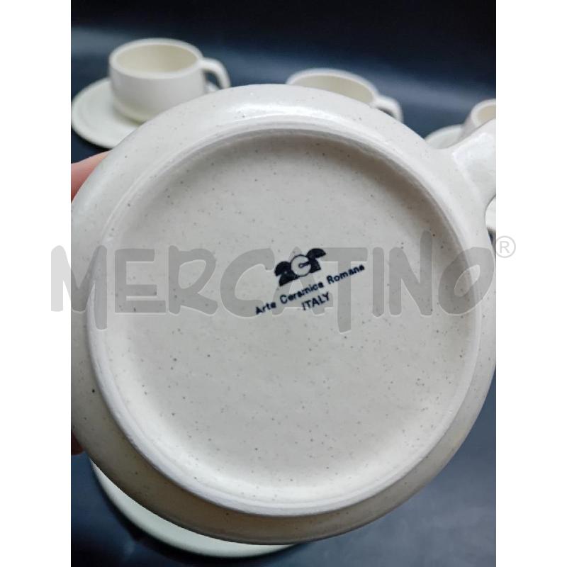 TAZZE PZ. 6+6 CERAMICHE ROMANE BUCCI | Mercatino dell'Usato Alpignano 2