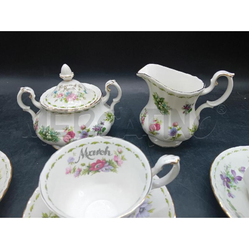 TAZZE PZ. 6+6 ROYAL ALBERT MESI  | Mercatino dell'Usato Alpignano 2
