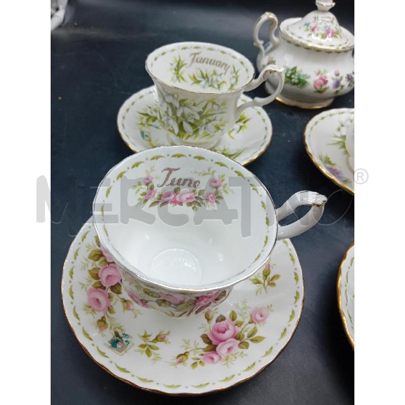 TAZZE PZ. 6+6 ROYAL ALBERT MESI  | Mercatino dell'Usato Alpignano 4