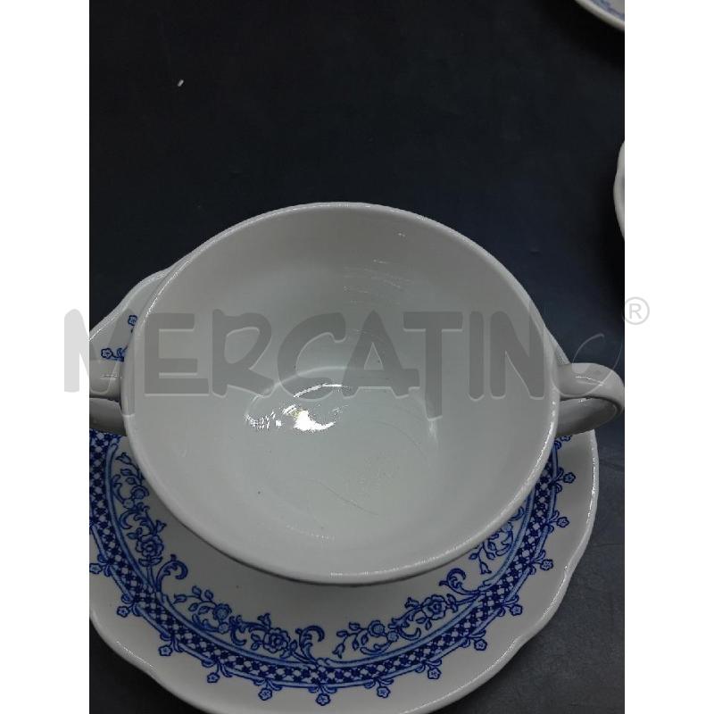 TAZZE PZ. 6 LAVENO DECORO BLU  | Mercatino dell'Usato Alpignano 4