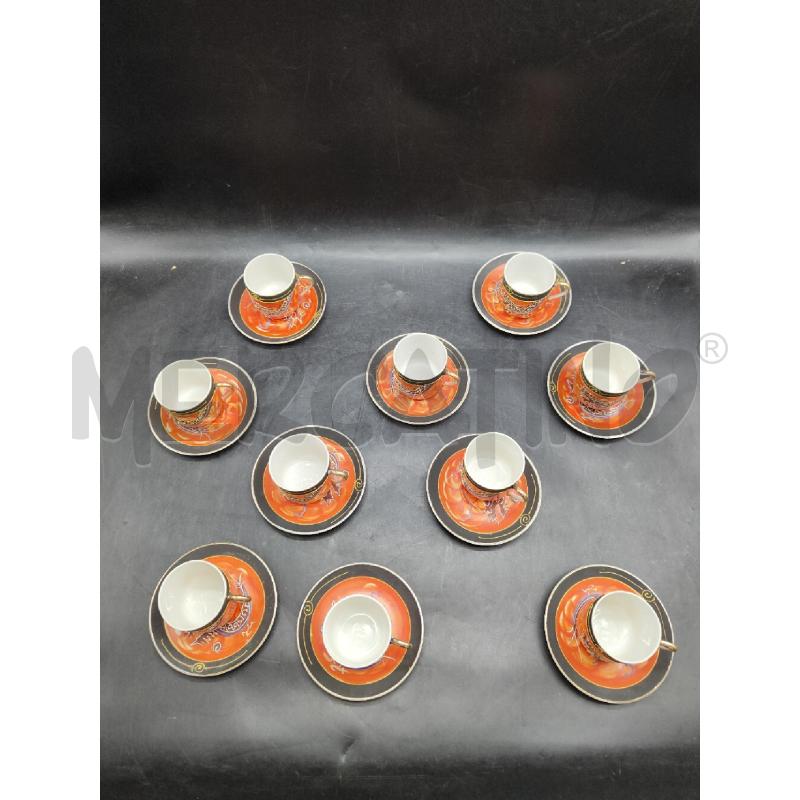 TAZZINE GIAPPONESI ARANCIONI DRAGO | Mercatino dell'Usato Alpignano 2