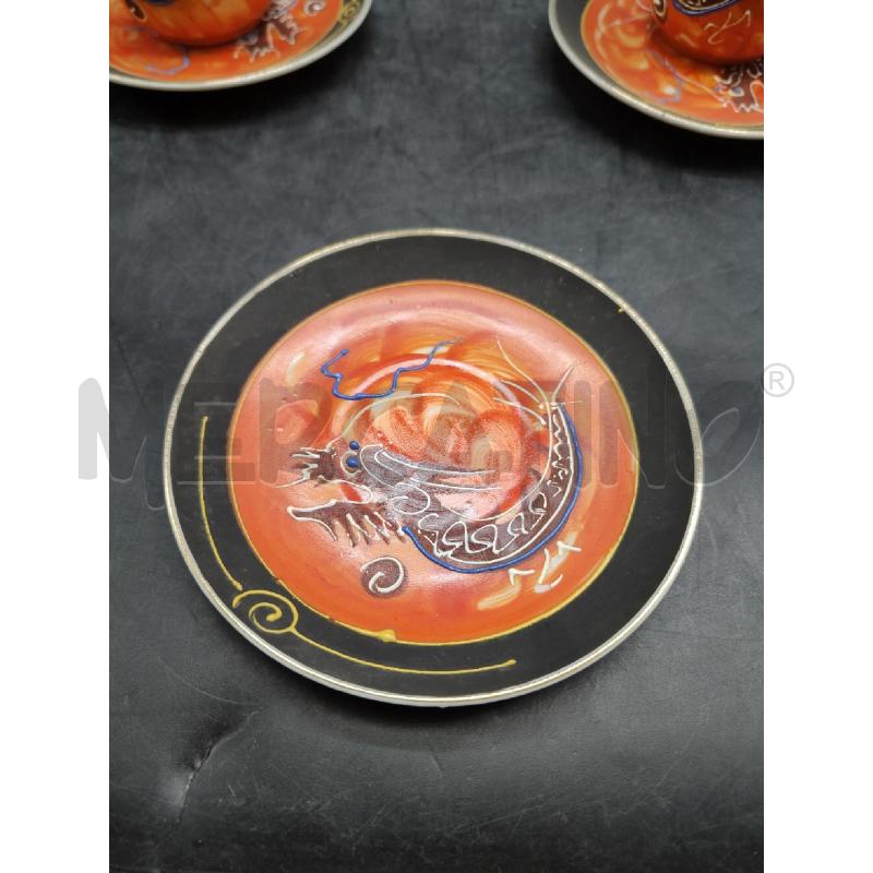 TAZZINE GIAPPONESI ARANCIONI DRAGO | Mercatino dell'Usato Alpignano 5