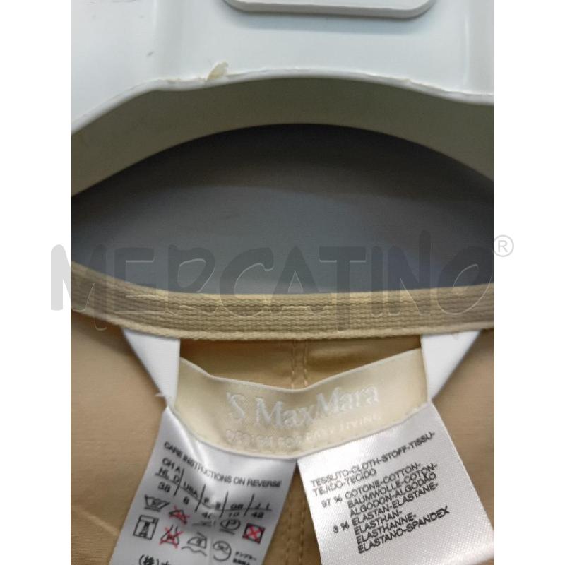 TRENCH DONNA MAXMARA BEIGE CAMPANA | Mercatino dell'Usato Alpignano 3