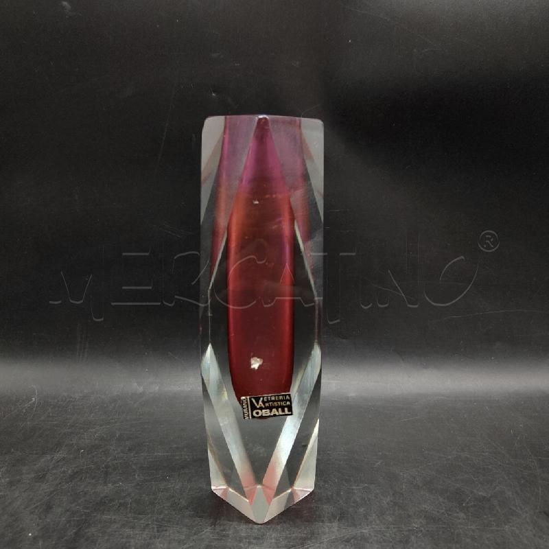 VASO IN VETRO DI MURANO OBALL  | Mercatino dell'Usato Alpignano 1