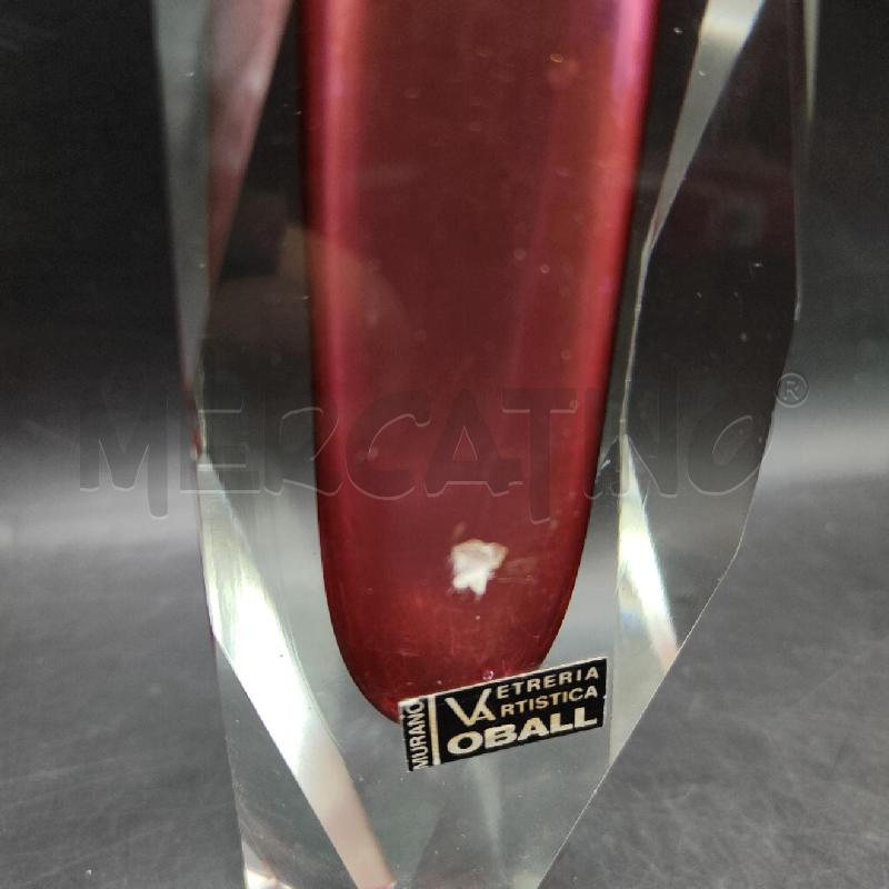 VASO IN VETRO DI MURANO OBALL  | Mercatino dell'Usato Alpignano 2