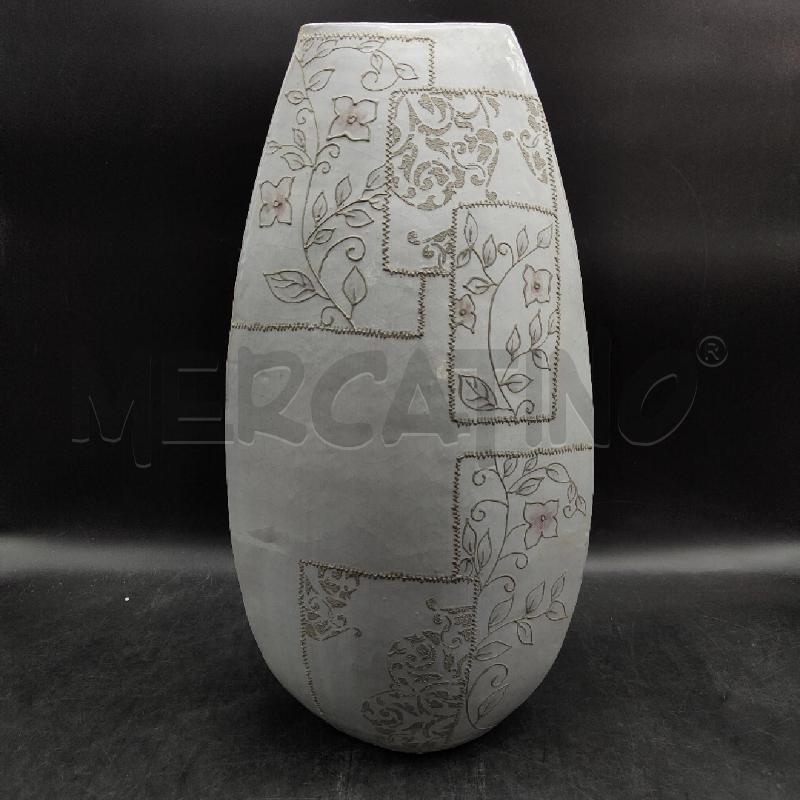 VASO SMALTATO FIORI RILIEVO  | Mercatino dell'Usato Alpignano 1