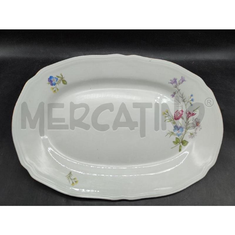 VASSOIO OVALE FIORI | Mercatino dell'Usato Alpignano 1