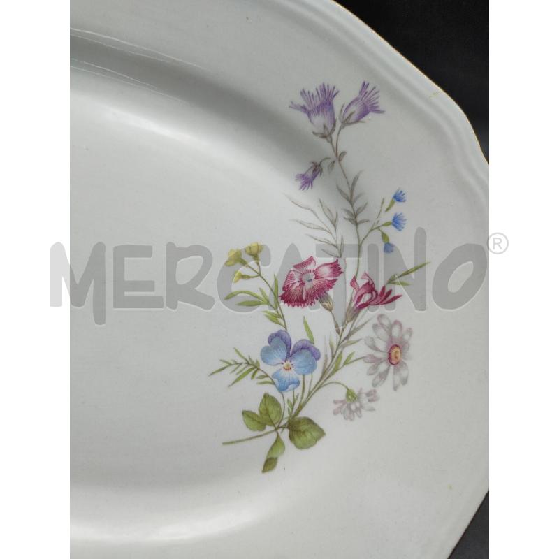 VASSOIO OVALE FIORI | Mercatino dell'Usato Alpignano 2