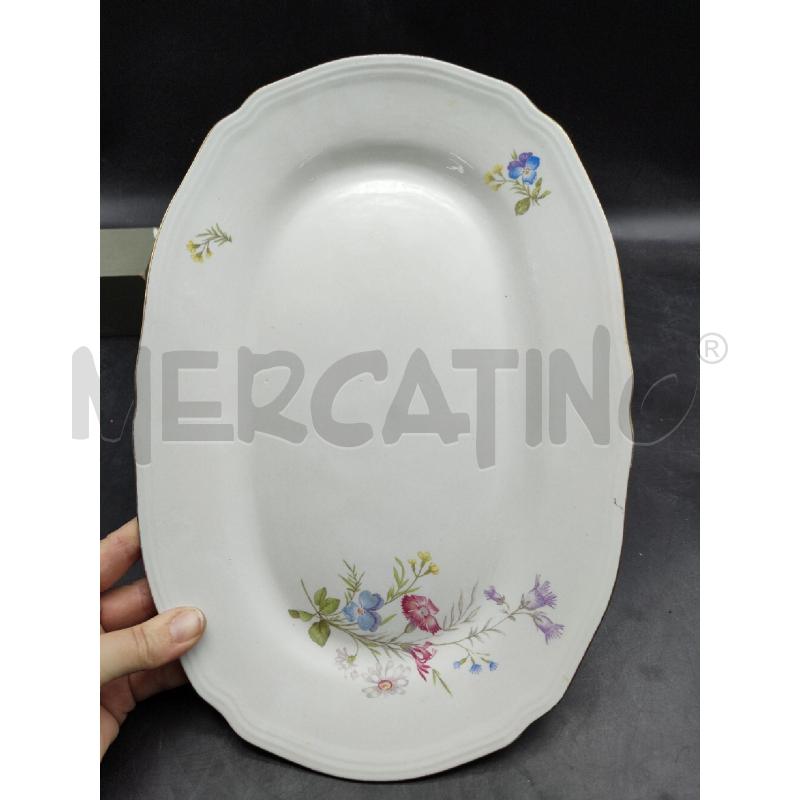 VASSOIO OVALE FIORI | Mercatino dell'Usato Alpignano 4