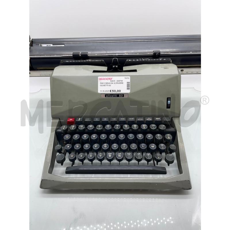 MACCHINA DA SCRIVERE OLIVETTI 82  | Mercatino dell'Usato Venaria reale 2