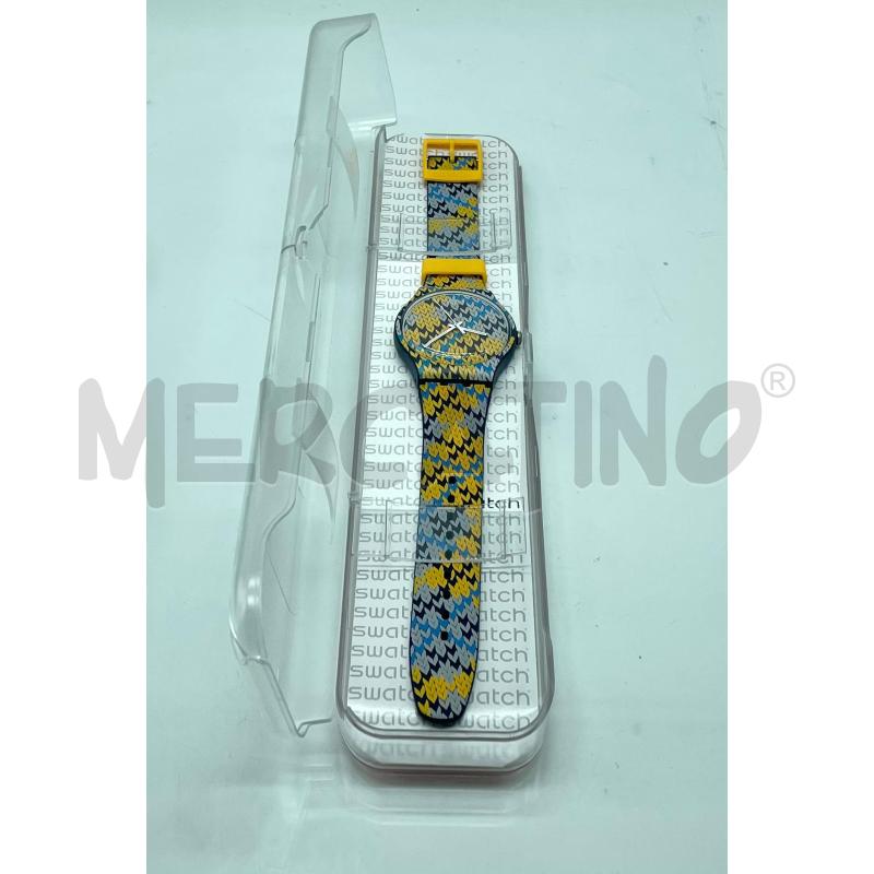 SWATCH BLU ROSSO TARTAN | Mercatino dell'Usato Venaria reale 1