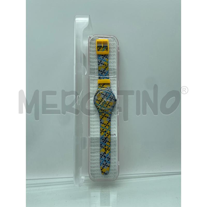 SWATCH BLU ROSSO TARTAN | Mercatino dell'Usato Venaria reale 4
