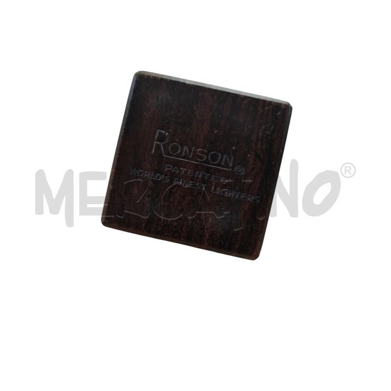 ACCENDINO RONSON DA TAVOLO LEGNO | Mercatino dell'Usato Chieri 2