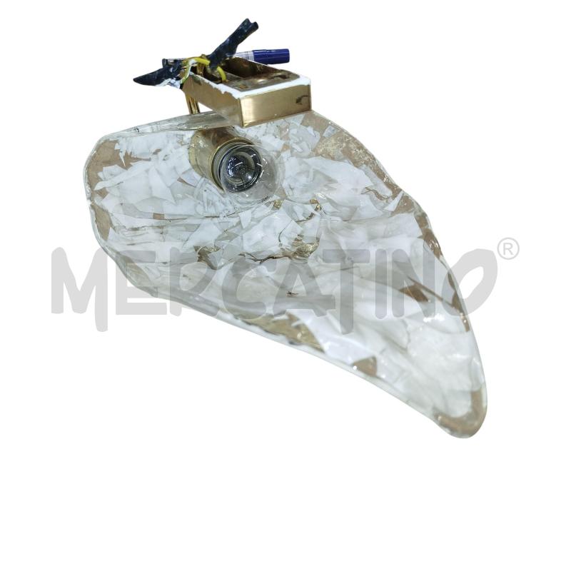 APPLIQUE VETRO BIANCO TRASP. | Mercatino dell'Usato Chieri 4