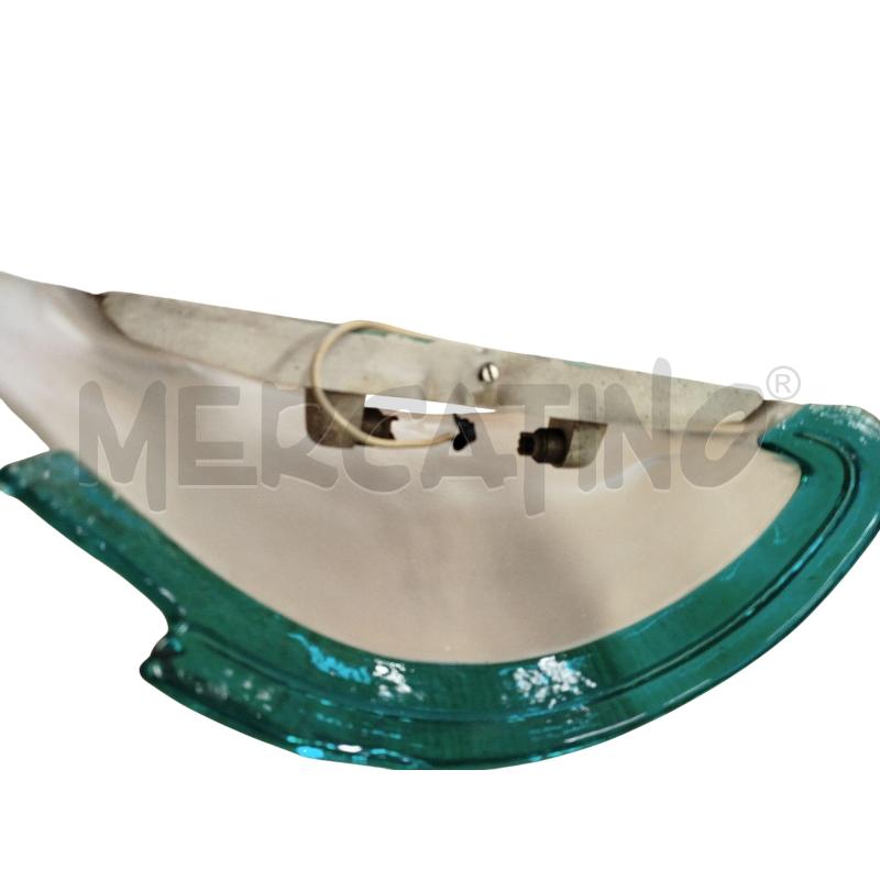 APPLIQUE VETRO VERDE LAVORAZIONE MURANO | Mercatino dell'Usato Chieri 3