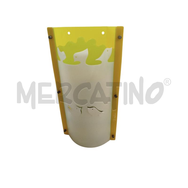 APPLIQUE  SLAMP GIALLA UCCELLINI | Mercatino dell'Usato Chieri 2