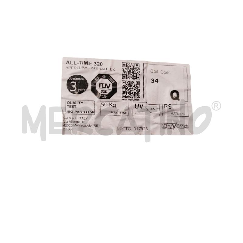 BAULE DA TETTO AUTO GRIGIO GR ALL TIME 320 | Mercatino dell'Usato Chieri 4