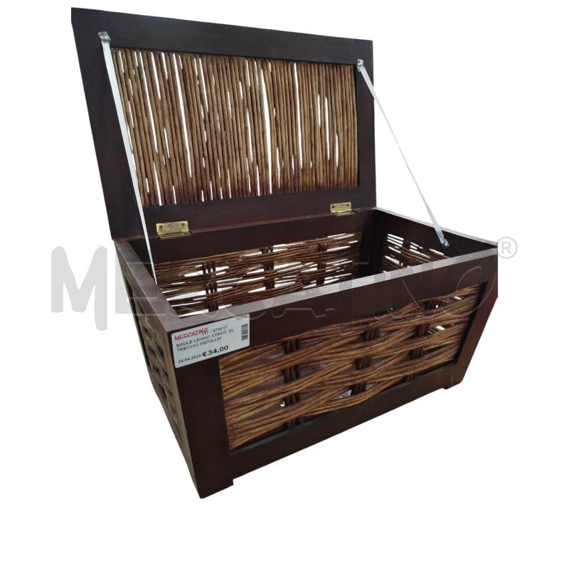 BAULE LEGNO STRUT. INTRECCIO MIDOLLINO | Mercatino dell'Usato Chieri 1