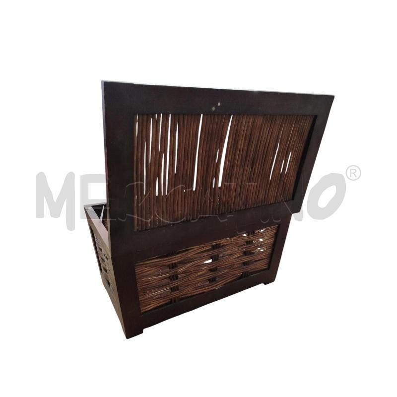 BAULE LEGNO STRUT. INTRECCIO MIDOLLINO | Mercatino dell'Usato Chieri 2