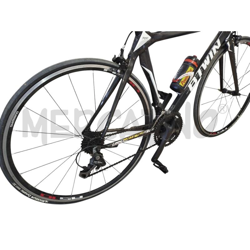 BICICLETTA UOMO DA CORSA BTWIN NERA BIANCA | Mercatino dell'Usato Chieri 2