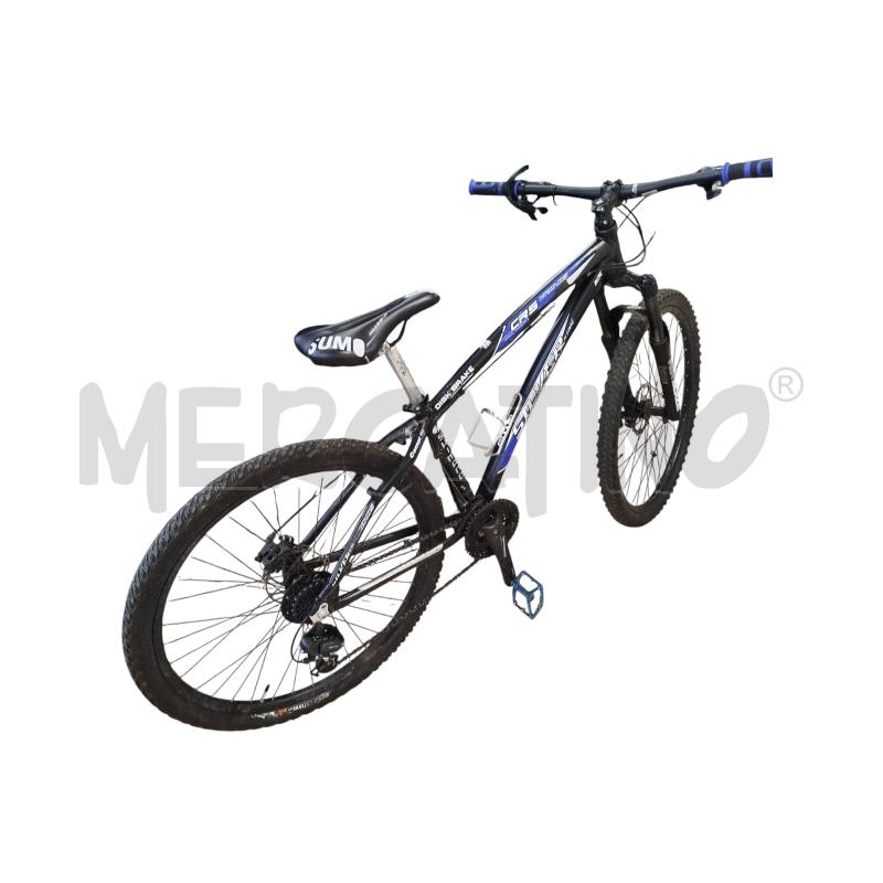 BICICLETTA UOMO GRIGIA BLU NERA SILVERSTAR 27.5 | Mercatino dell'Usato Chieri 1