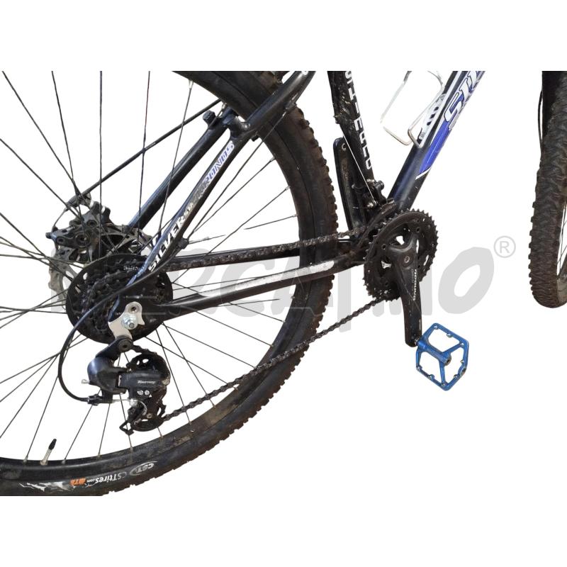 BICICLETTA UOMO GRIGIA BLU NERA SILVERSTAR 27.5 | Mercatino dell'Usato Chieri 2