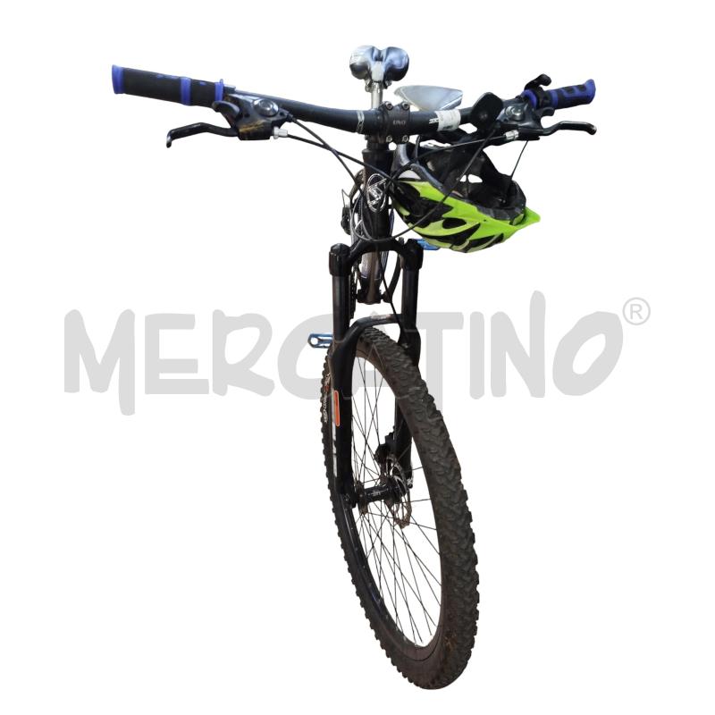 BICICLETTA UOMO GRIGIA BLU NERA SILVERSTAR 27.5 | Mercatino dell'Usato Chieri 3