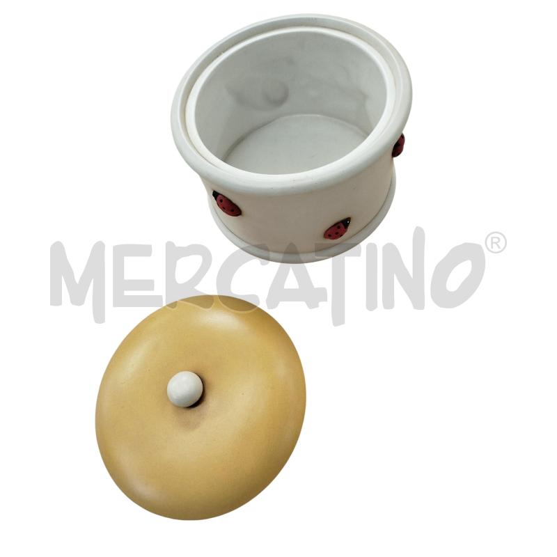 BISCOTTIERA COCCINELLE COPERCHIO 16X21 CM | Mercatino dell'Usato Chieri 2