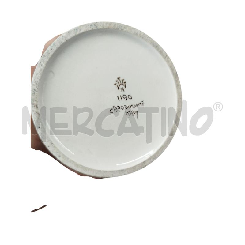 BOCCALE BIRRA BLU CAPODIMONTE MANICO LAVORATO | Mercatino dell'Usato Chieri 1