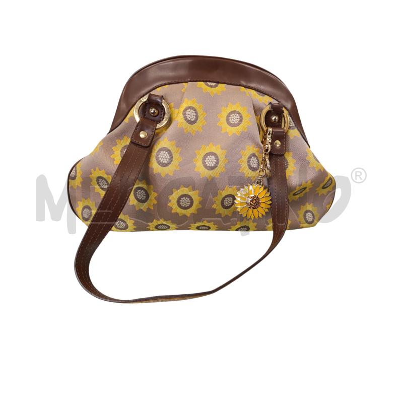 BORSA DONNA MARRONE GIRASOLI BRACCIALINI | Mercatino dell'Usato Chieri 1