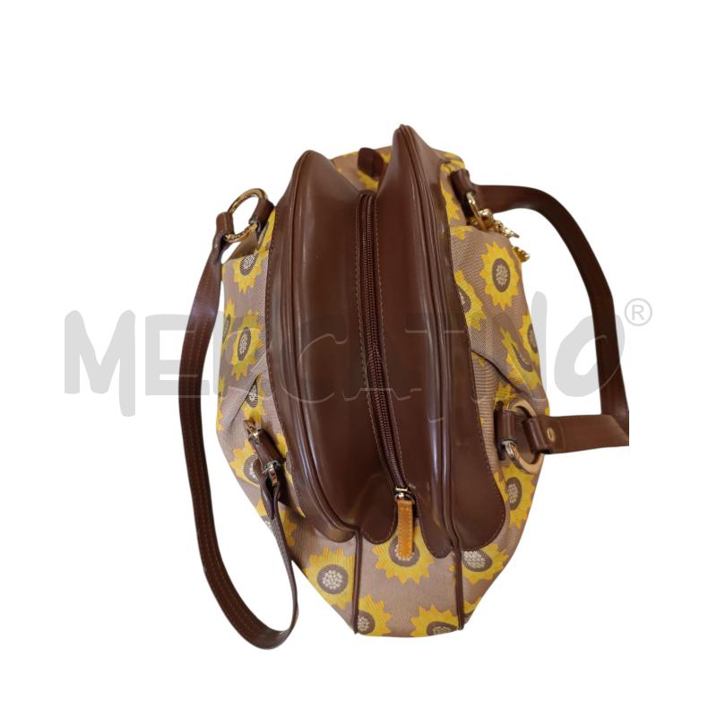 BORSA DONNA MARRONE GIRASOLI BRACCIALINI | Mercatino dell'Usato Chieri 3