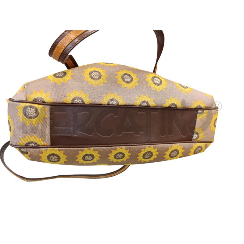 BORSA DONNA MARRONE GIRASOLI BRACCIALINI | Mercatino dell'Usato Chieri 4