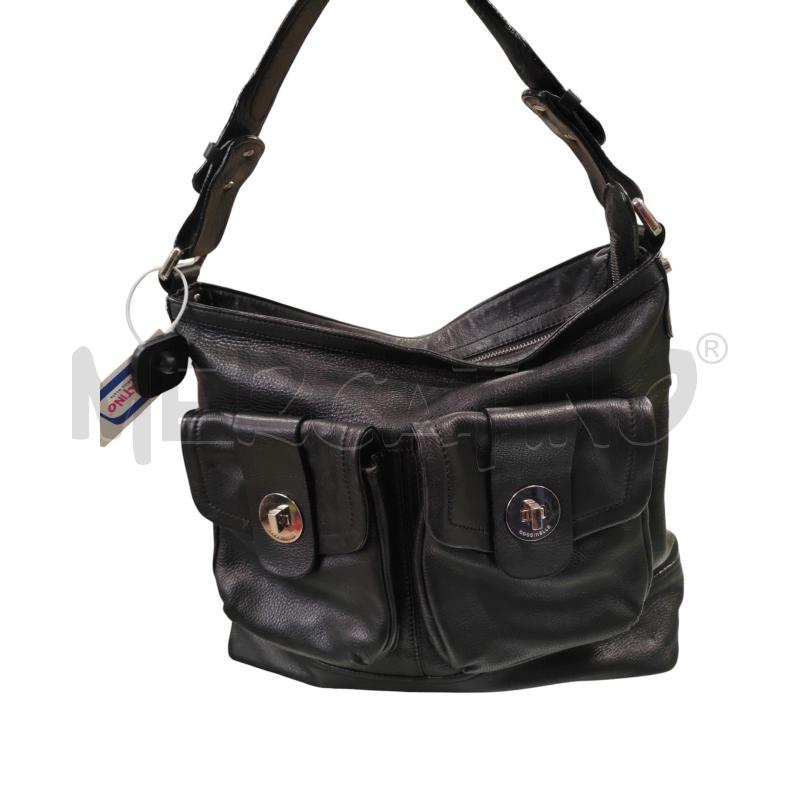 BORSA DONNA NERA PELLE COCCINELLE | Mercatino dell'Usato Chieri 1