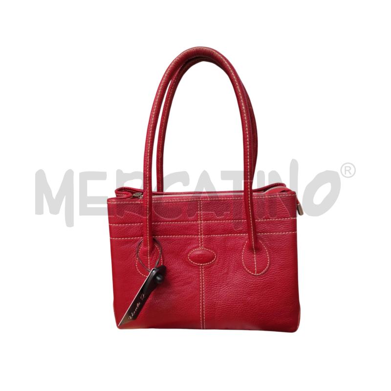 BORSA DONNA ROSSA PELLE TODS  | Mercatino dell'Usato Chieri 1