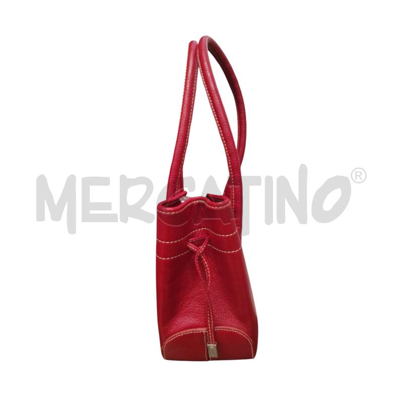 BORSA DONNA ROSSA PELLE TODS  | Mercatino dell'Usato Chieri 2