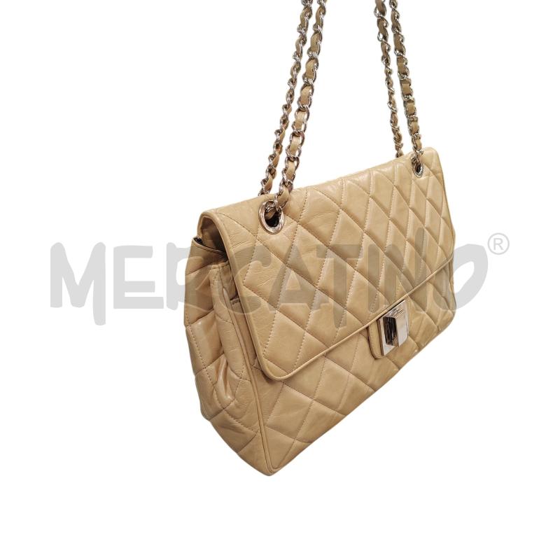 BORSA DONNA TRAPUNTATA BEIGE BARACCO | Mercatino dell'Usato Chieri 2