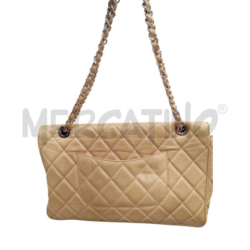 BORSA DONNA TRAPUNTATA BEIGE BARACCO | Mercatino dell'Usato Chieri 3
