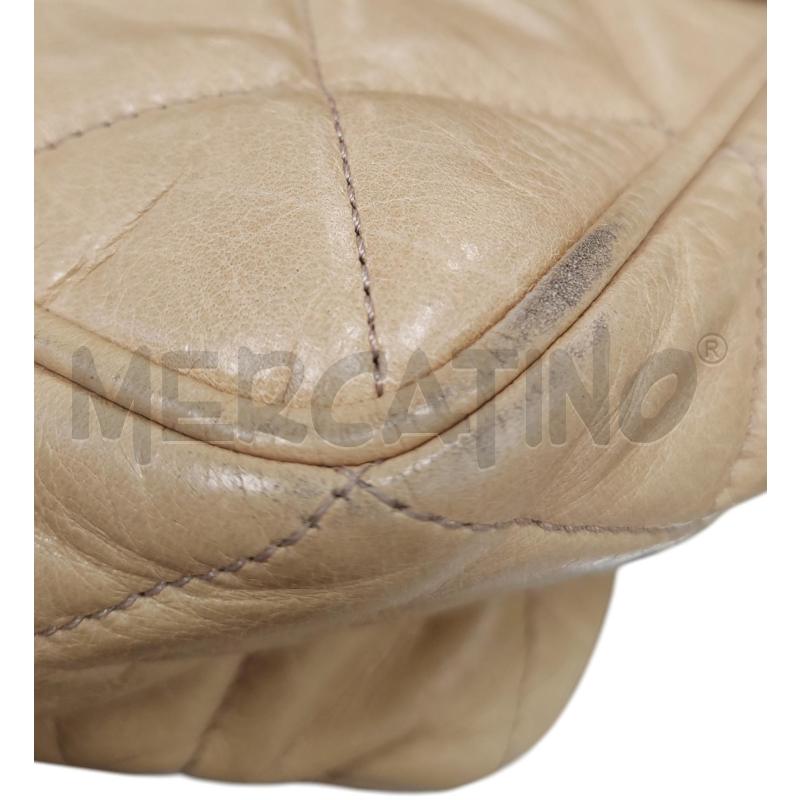 BORSA DONNA TRAPUNTATA BEIGE BARACCO | Mercatino dell'Usato Chieri 5