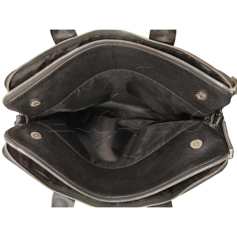 BORSA UOMO NERA PIQUADRO | Mercatino dell'Usato Chieri 3