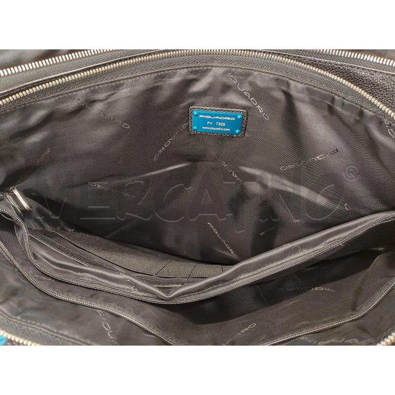 BORSA UOMO NERA PIQUADRO | Mercatino dell'Usato Chieri 4