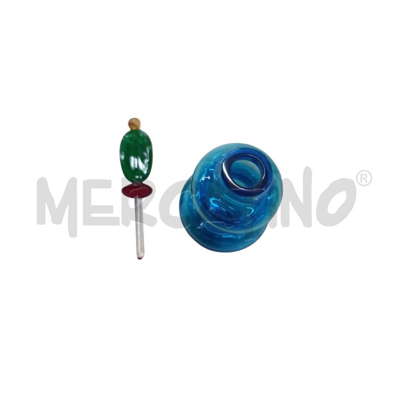 BOTTIGLIA MURANO AZZURRO  | Mercatino dell'Usato Chieri 2
