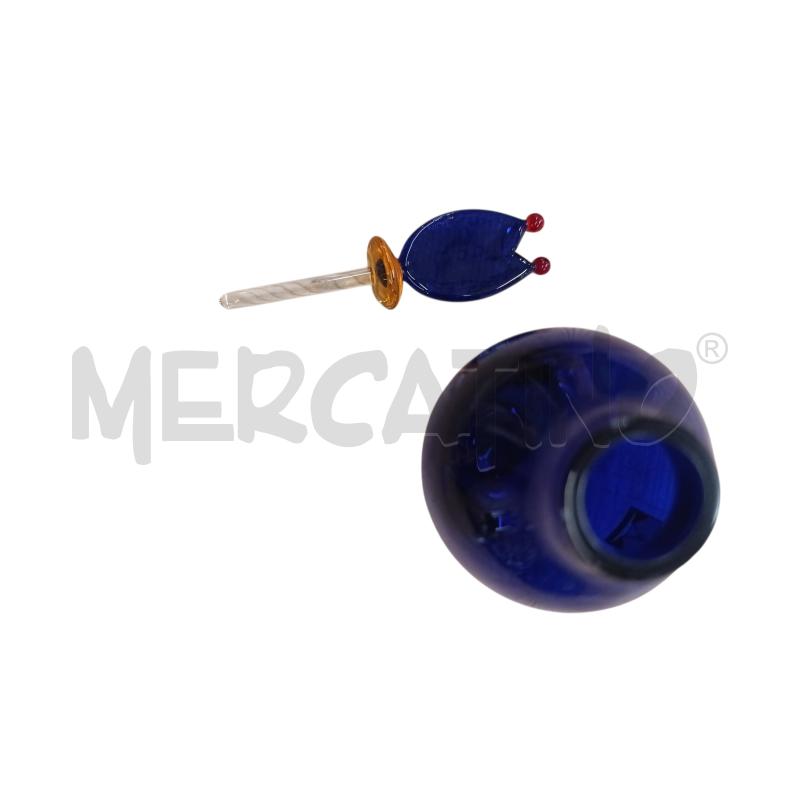 BOTTIGLIA PICCOLO MURANO BLU  | Mercatino dell'Usato Chieri 2